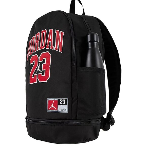 Jordan Jersey Backpack- University Black/Red - Picture 4 of 12